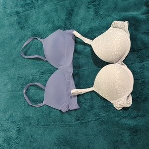 GUC 2 bras, 34A, Victoria's Secret